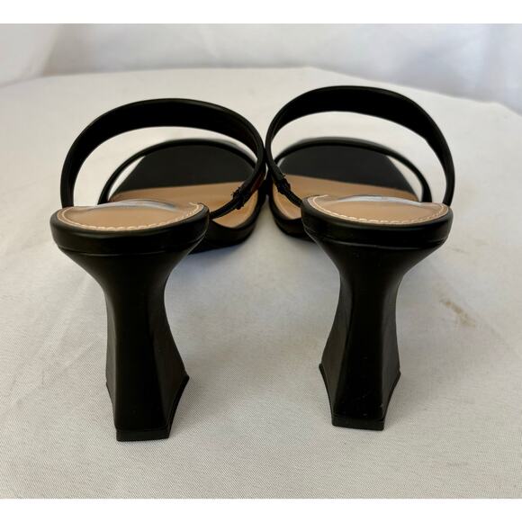DV Dolce Vita Yorke Two-Band Square-Toe High Heel Dress Sandal Black Size 9 NWT - Picture 3 of 6